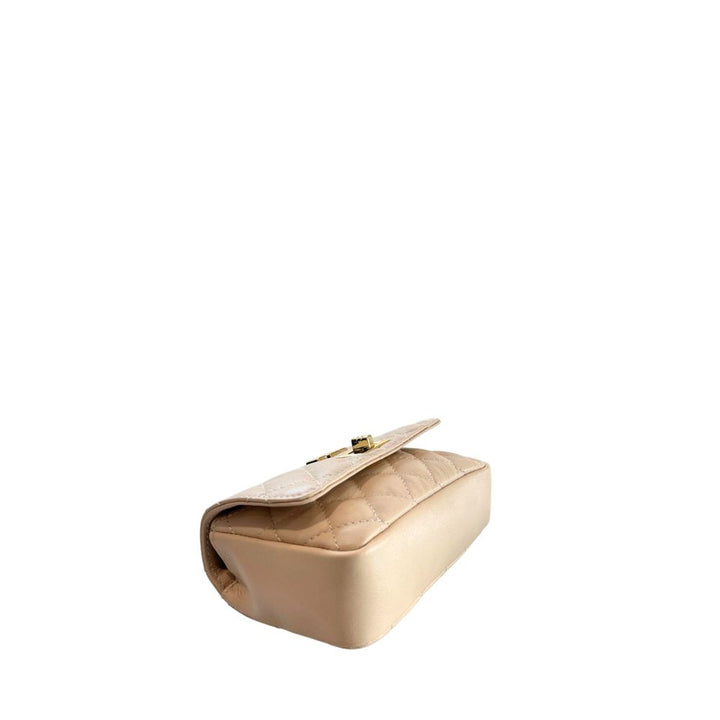 Baldinini Trend Beige Leather Women Bag