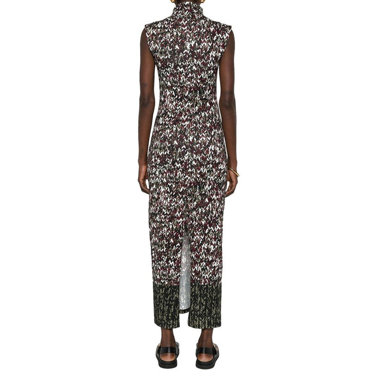 Loewe Bicolor Cotton Casual Dress