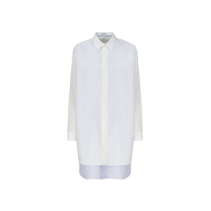 Loewe White Cotton Casual Dress