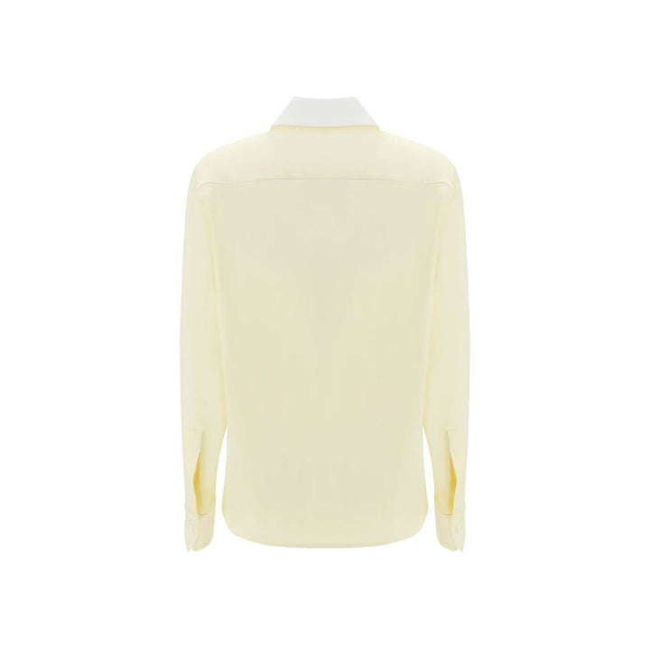 Loewe Bicolor Silk Dress Shirt