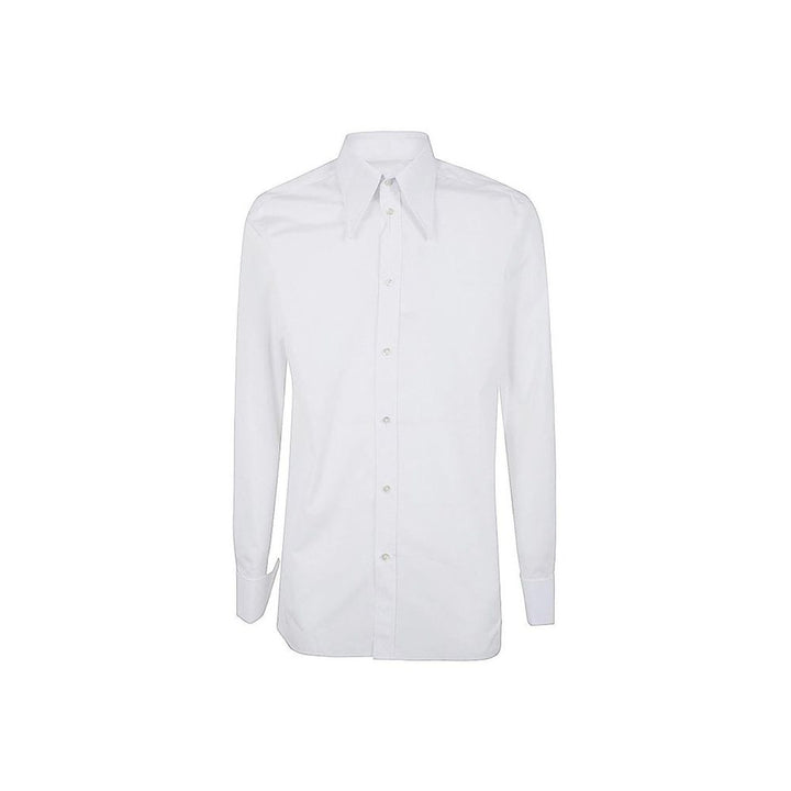 Maison Margiela White Cotton Dress Shirt