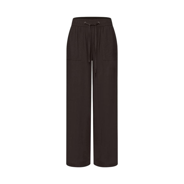 Street One Brown Viscose Casual Pants
