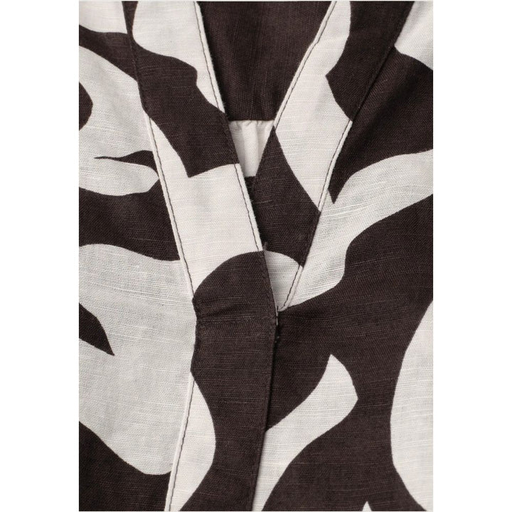 Street One Brown Linen Blouse