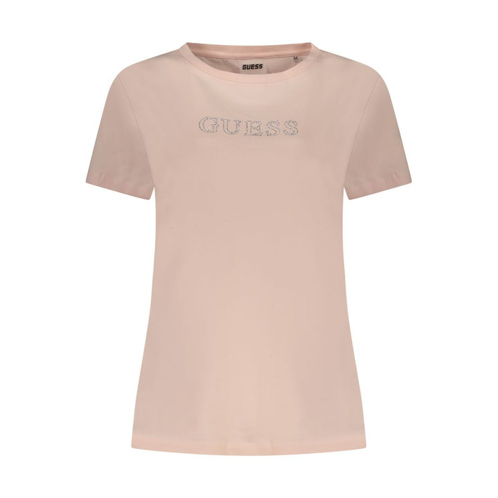 Guess Jeans Pink Cotton Women's T-Shirt