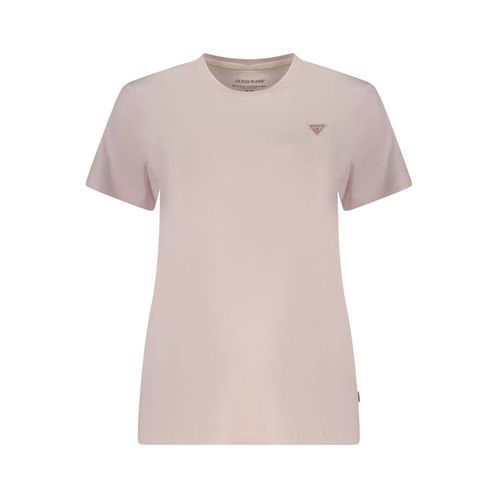Guess Jeans Pink Cotton Women's T-Shirt