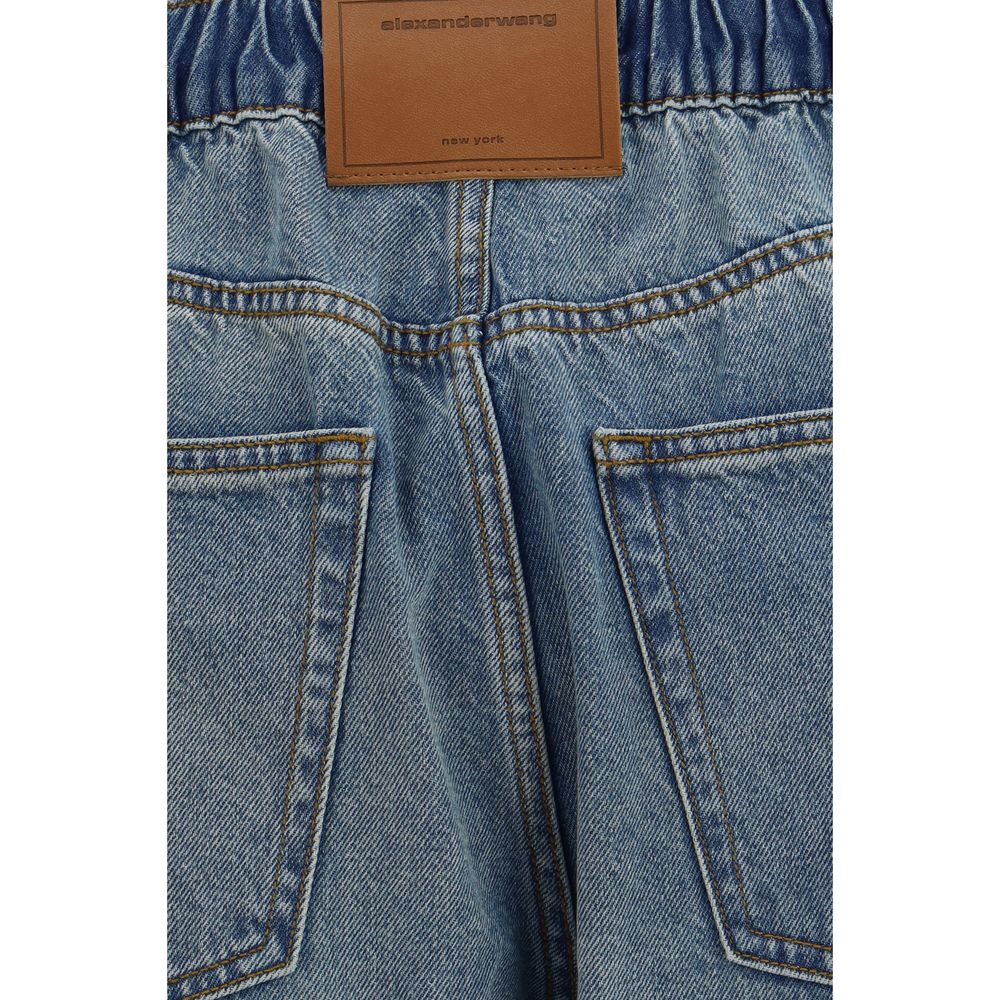 Alexander Wang Blue Cotton Jeans Denim