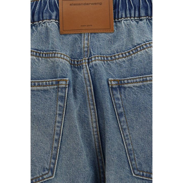 Alexander Wang Blue Cotton Jeans Denim