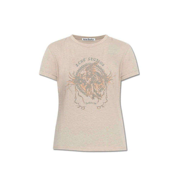 Acne Studios Gray Cotton T-Shirt