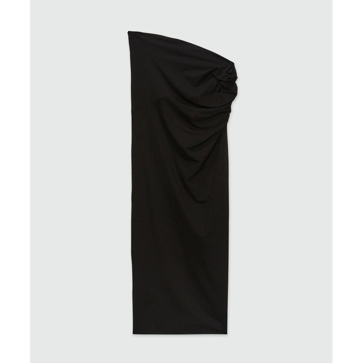 MSGM Black Cotton Casual Dress