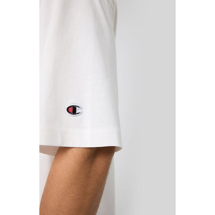 Champion White Cotton T-Shirt