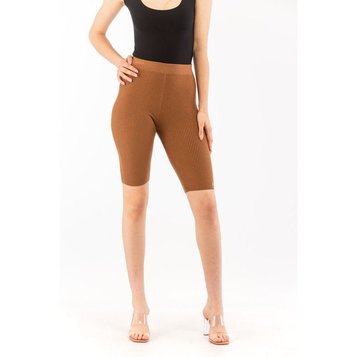 Elisabetta Franchi Brown Lyocell Knee Length