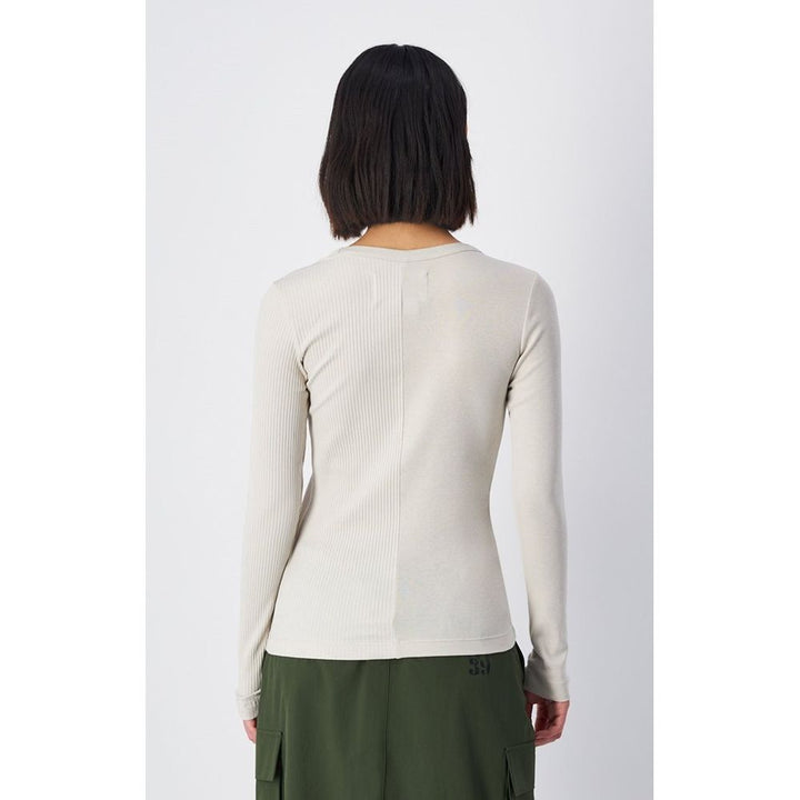 Champion White Cotton Long Sleeve T-Shirt