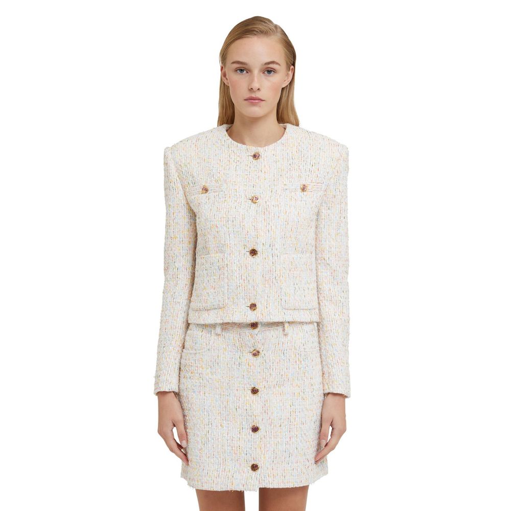 MSGM Multicolor Polyester Coat