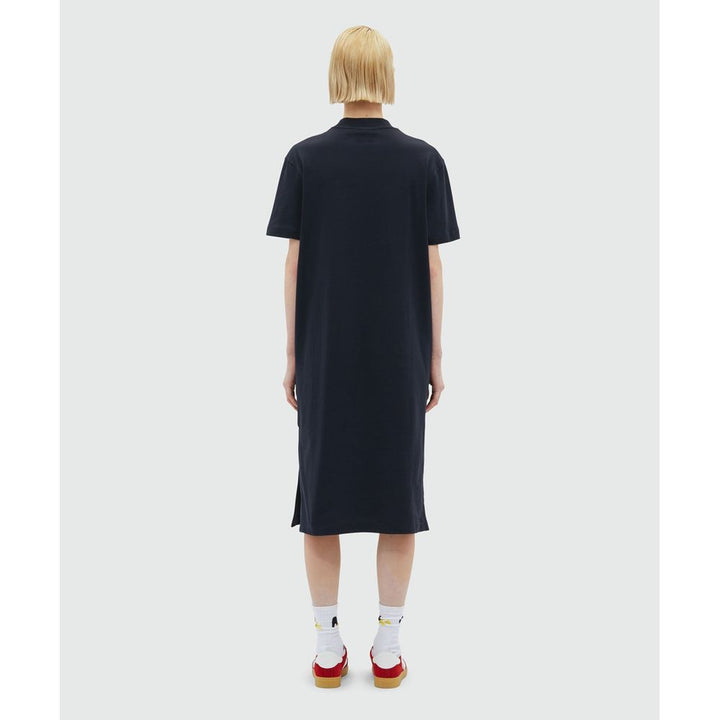 MSGM Blue Cotton Casual Dress