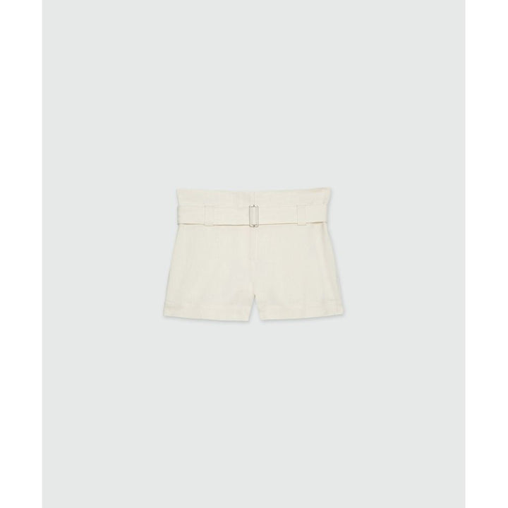 MSGM White Viscose Short And Mini Shorts