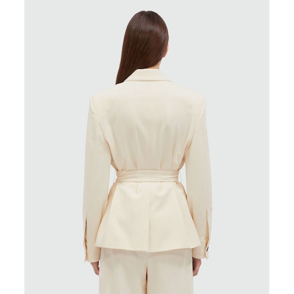 MSGM White Viscose Jacket