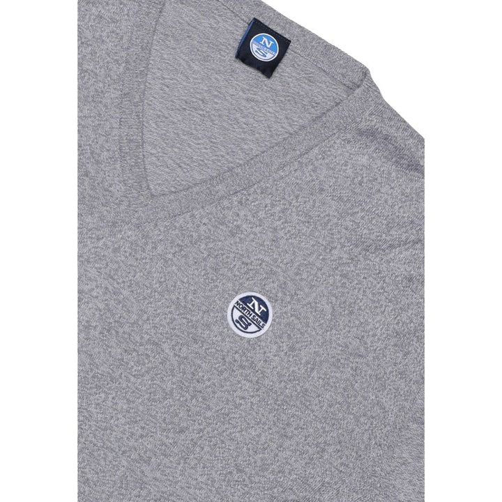 North Sails Gray Cotton Sweatshirt