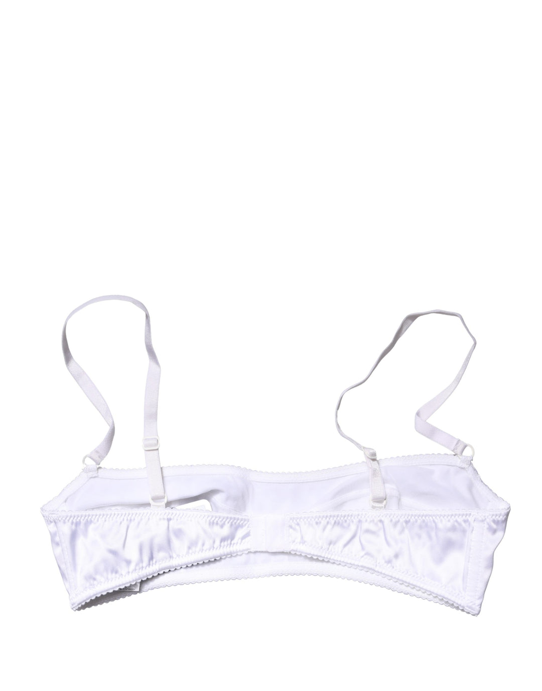 Dolce & Gabbana White Semi-Pad Underwire Balconette Bra Underwear