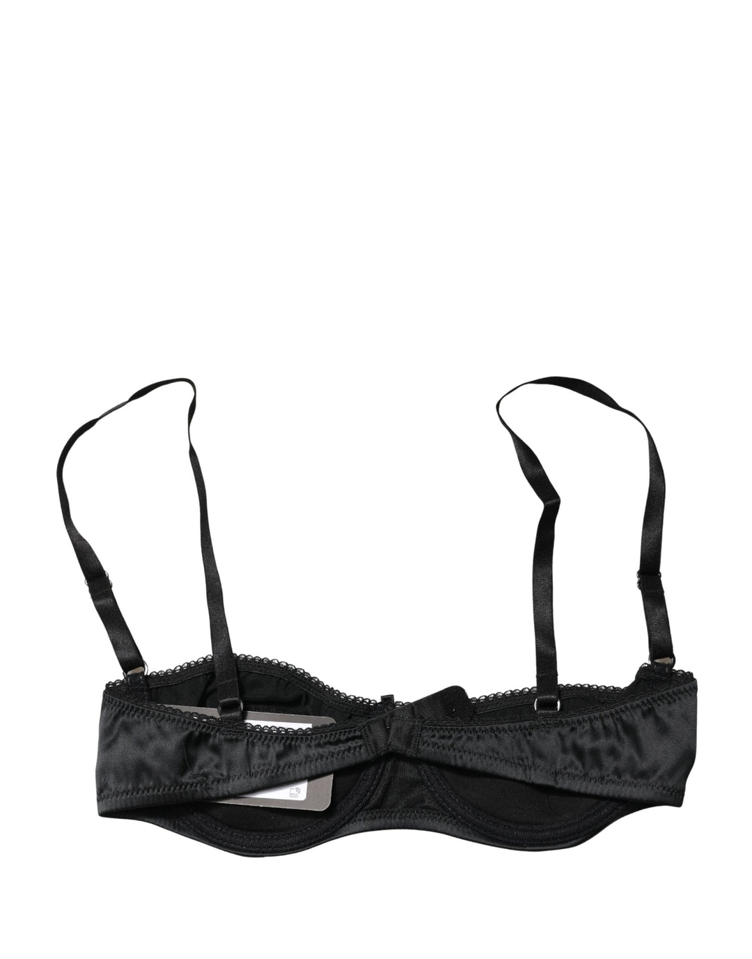 Dolce & Gabbana Black Semi-Pad Underwire Balconette Bra Underwear