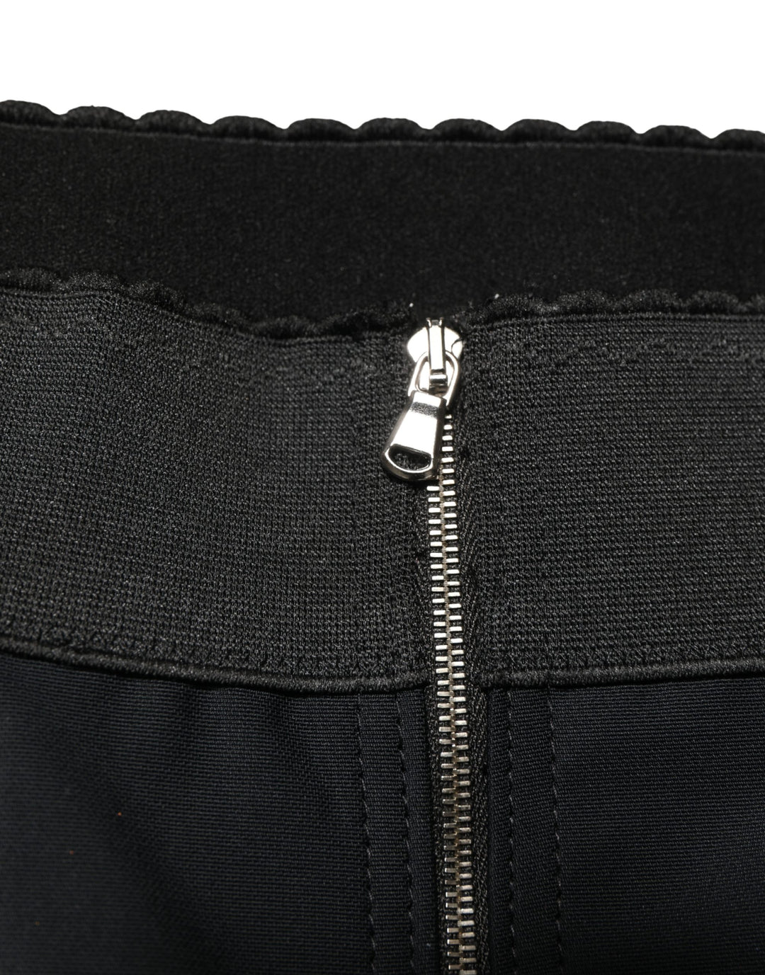 Dolce & Gabbana Black Silk Blend High Waist Girdle Panty Underwear