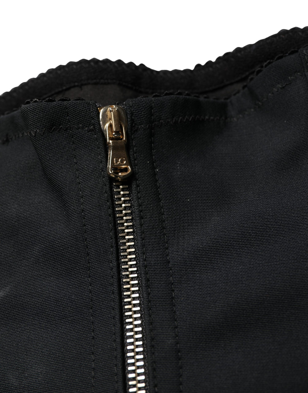 Dolce & Gabbana Black Silk Blend High Waist Girdle Panty Underwear