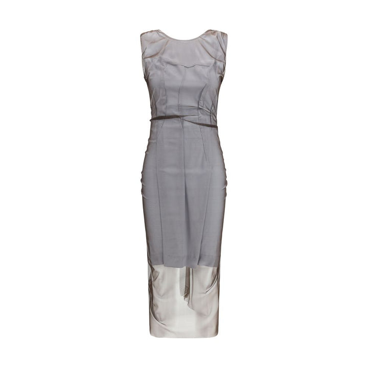 Maison Margiela Brown Polyamide Casual Dress
