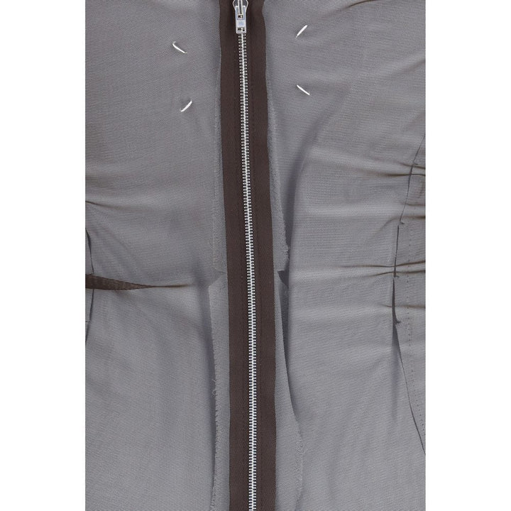 Maison Margiela Brown Polyamide Casual Dress
