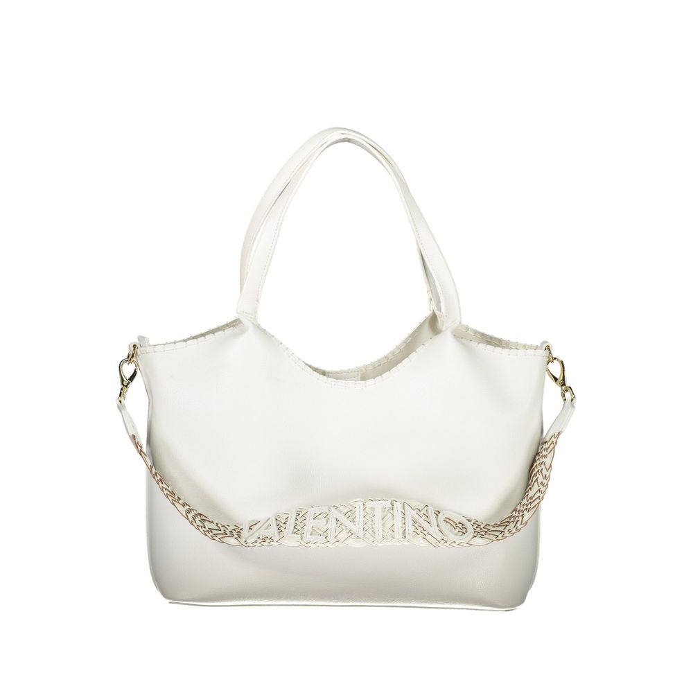 Mario Valentino "White Polyurethane Women's Bag"