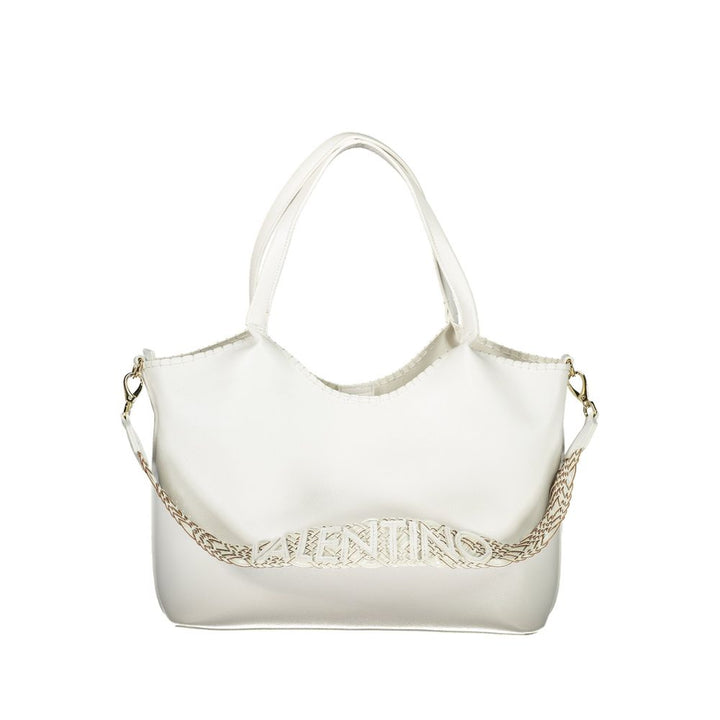 Mario Valentino "White Polyurethane Women's Bag"