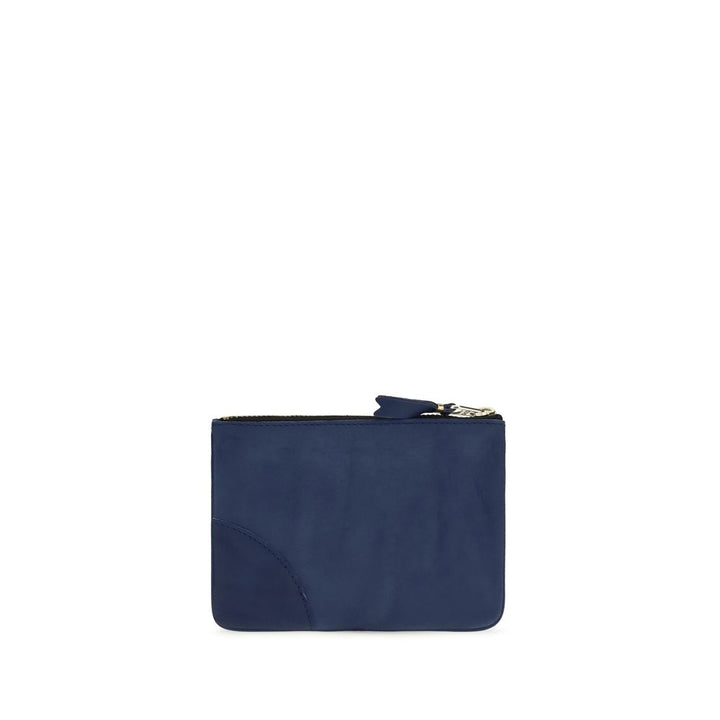 Comme Des Garçons Blue Calf Leather Bos Taurus Wallet