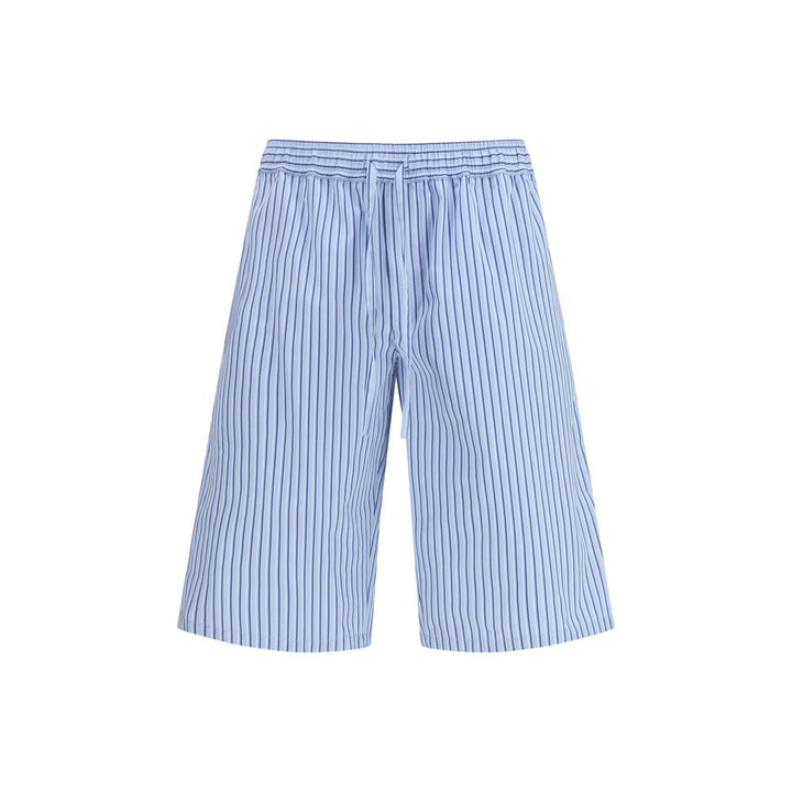 Dolce & Gabbana Blue Cotton Bermuda Shorts