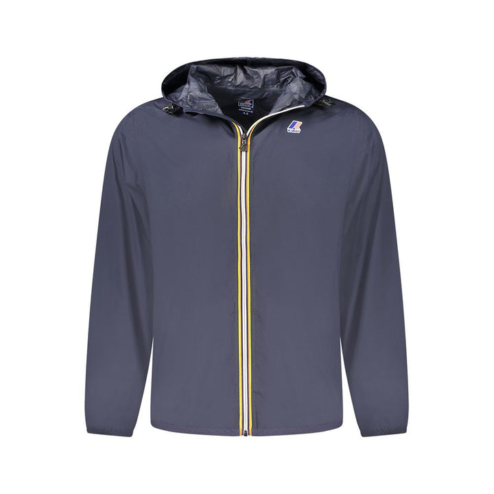 K-WAY Blue Fabric Men Jacket