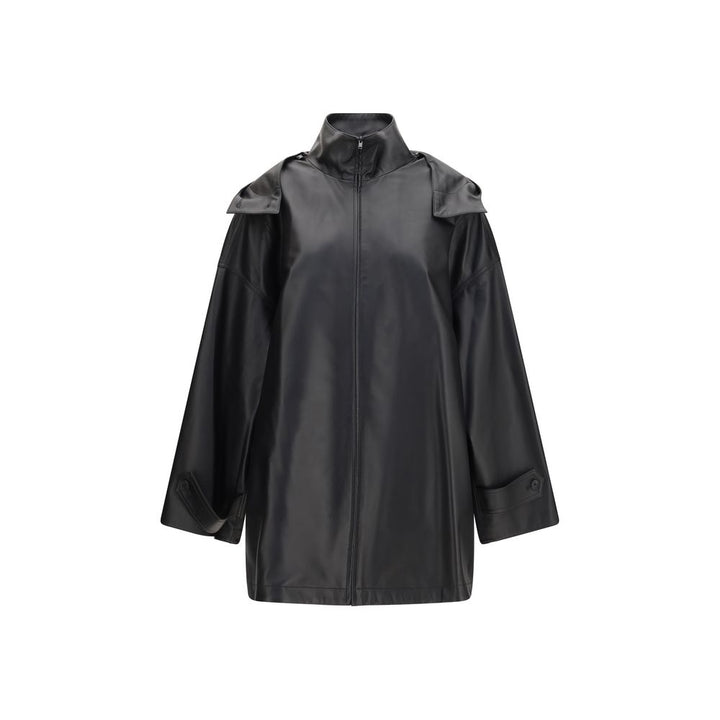 The Row Black Lamb Ovis Aries Aries Coat