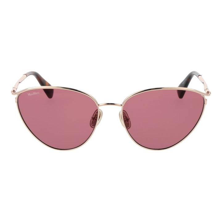 Max Mara Gold Metal Sunglasses
