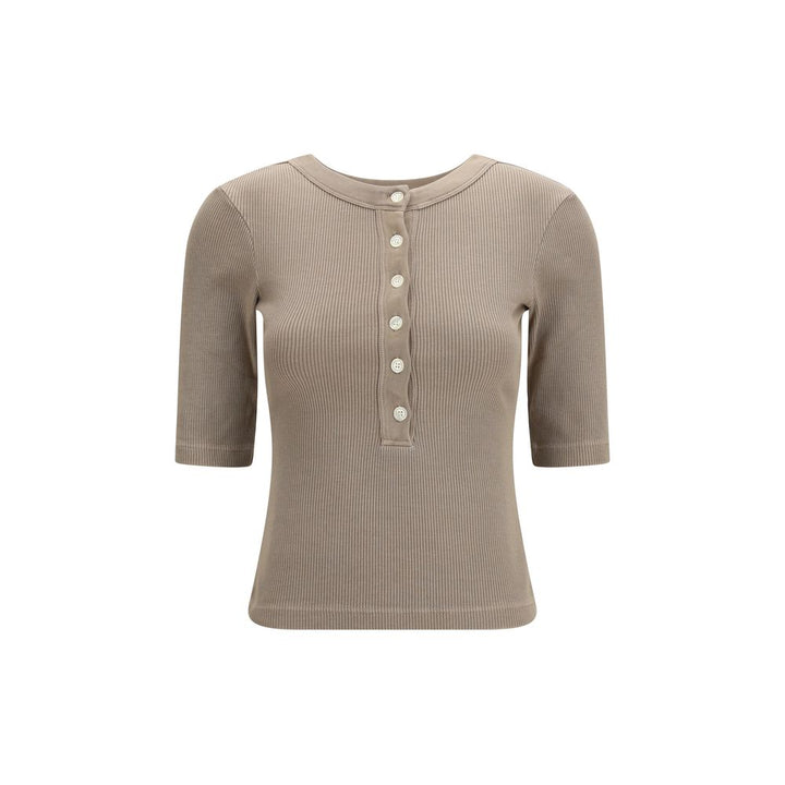 Citizens of Humanity Beige Cotton T-Shirt
