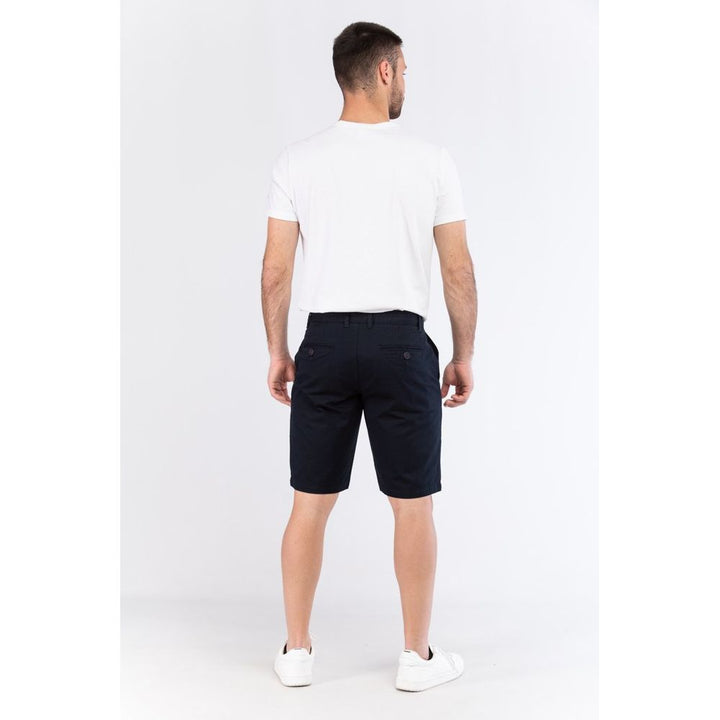 Champion Blue Leather Bermuda Shorts