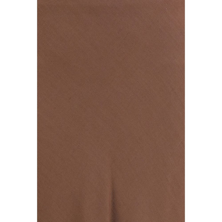 Brunello Cucinelli Brown Viscose Long Skirt