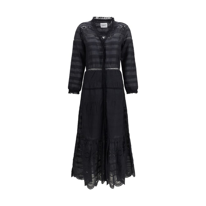 Marant Etoile Black Cotton Casual Dress