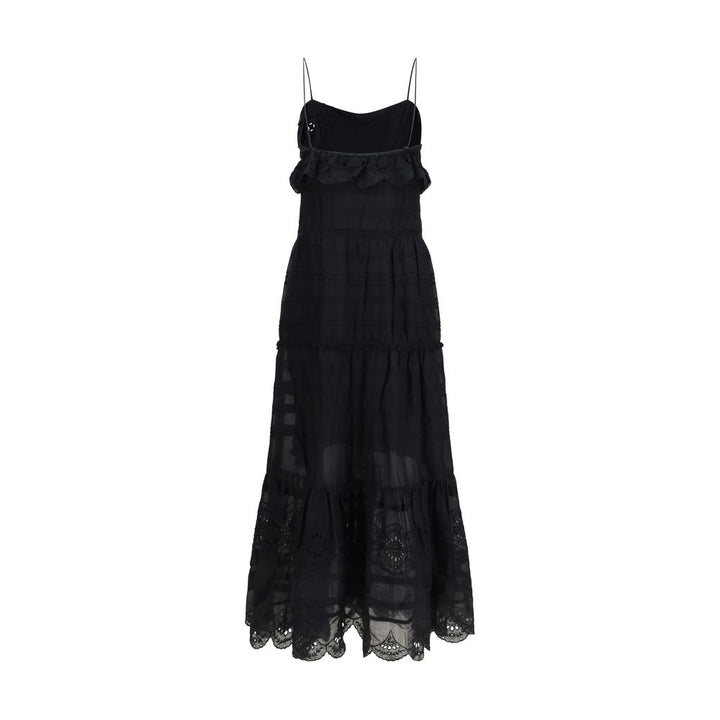 Marant Etoile Black Cotton Casual Dress