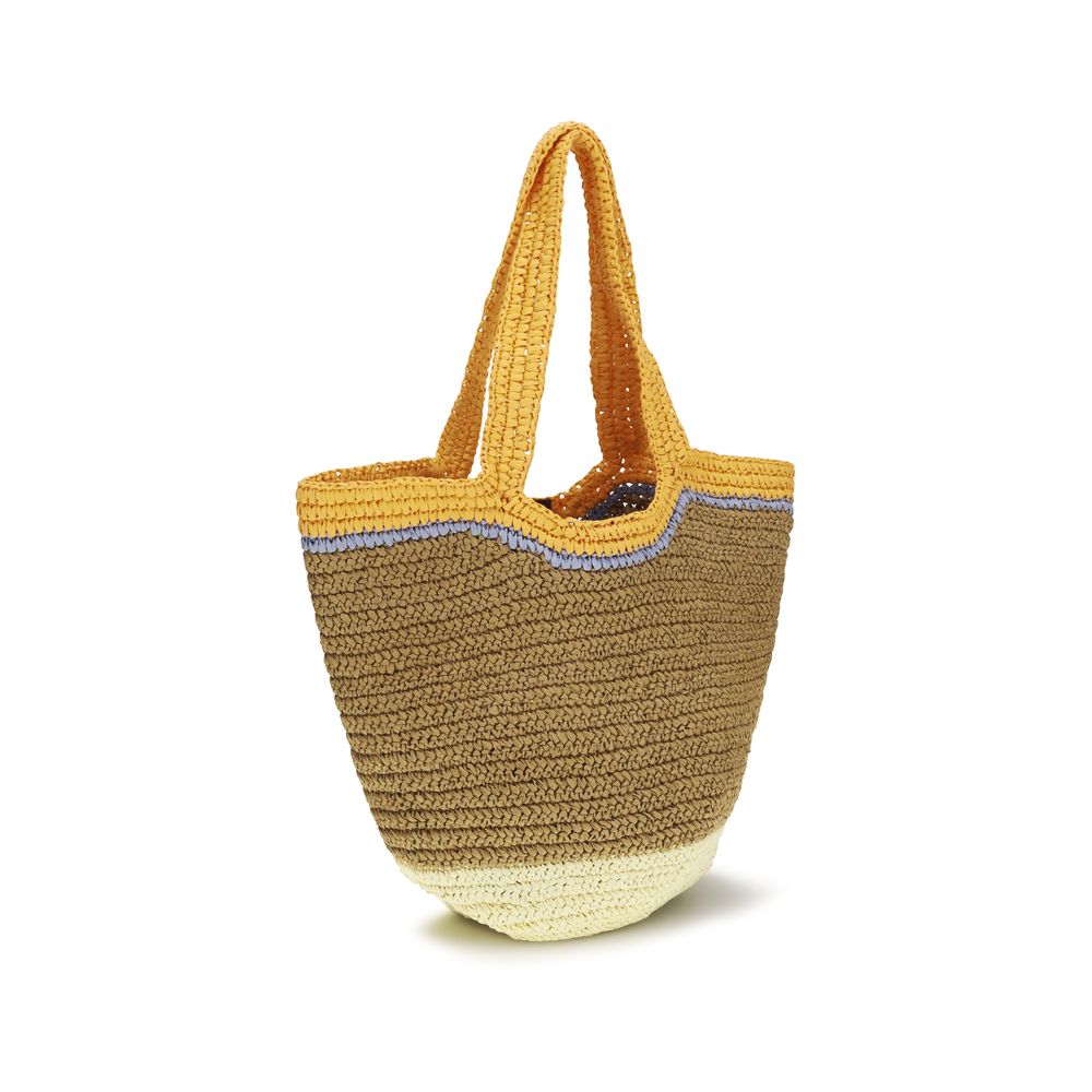 Marni Orange Paper Shoulder Bag