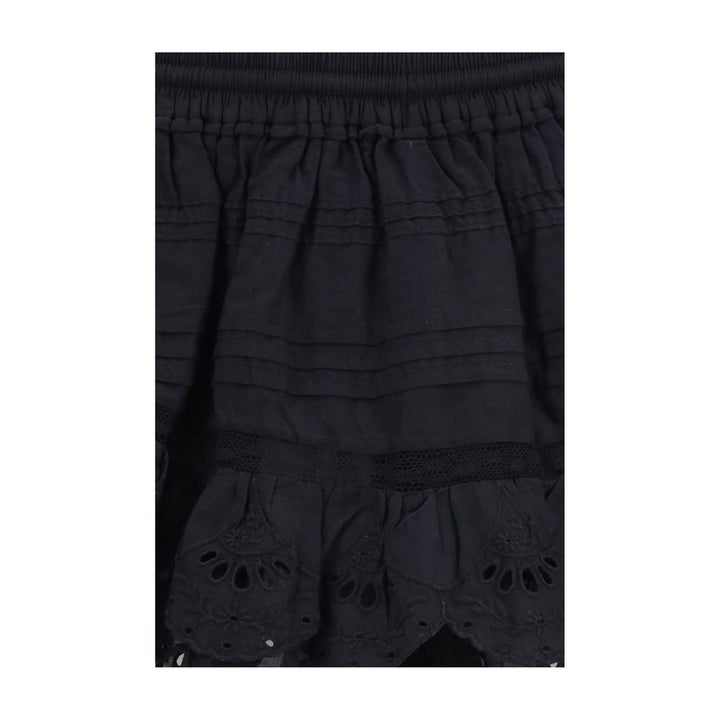 Isabel Marant Étoile Black Cotton Bermuda Shorts