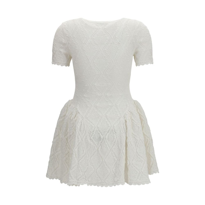 Self-Portrait White Polyester Casual Dress