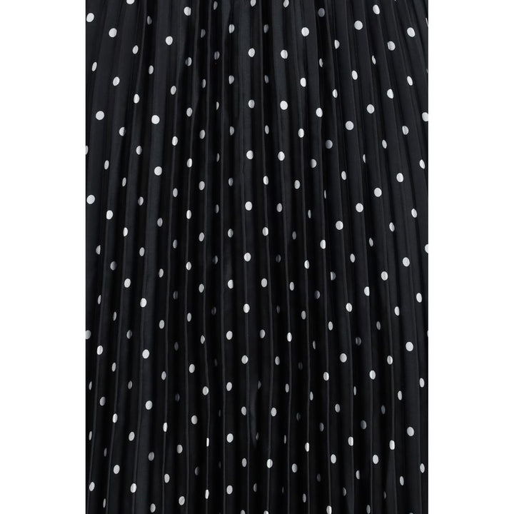 Self-Portrait Black Polyester Casual Dress