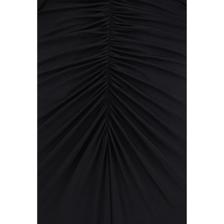 Self-Portrait Black Viscose Cocktail Dress