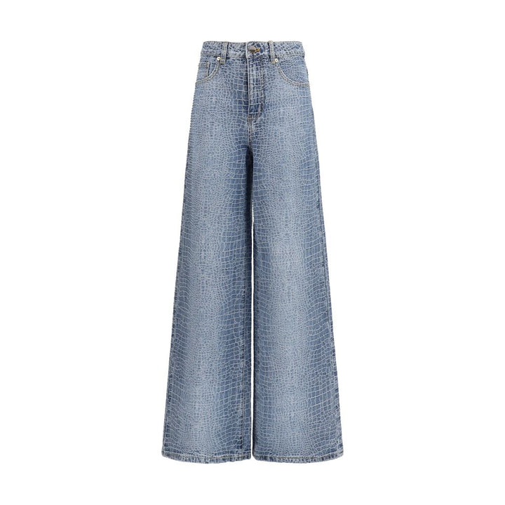 Self-Portrait Blue Cotton Jeans Denim