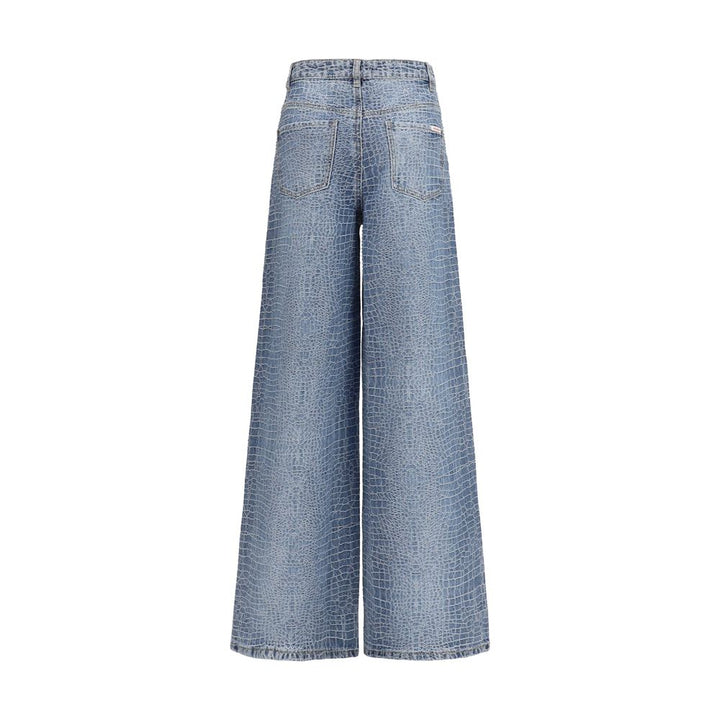 Self-Portrait Blue Cotton Jeans Denim