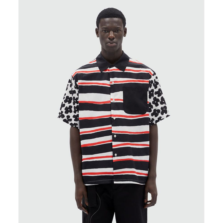 MSGM Black Cotton Blouse