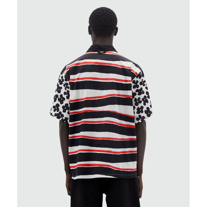 MSGM Black Cotton Blouse
