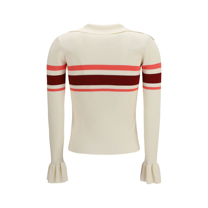 Self-Portrait Beige Viscose Blouse