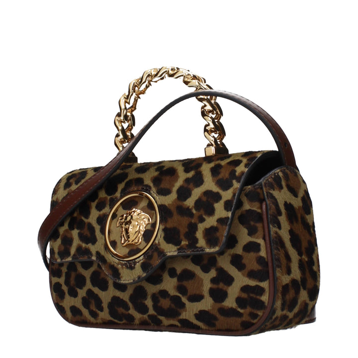 Versace Multicolor Horsehair Handbag